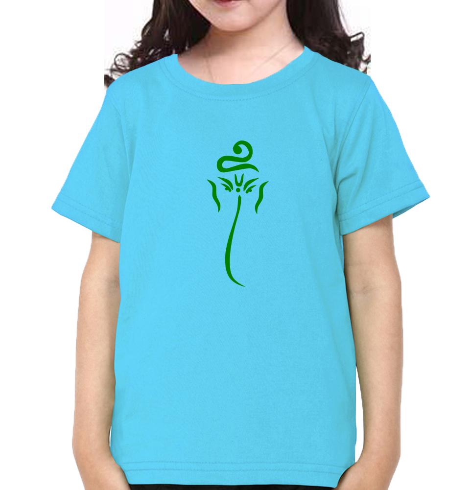 Ganesh  JI Half Sleeves T-Shirt For Girls -FunkyTeesClub