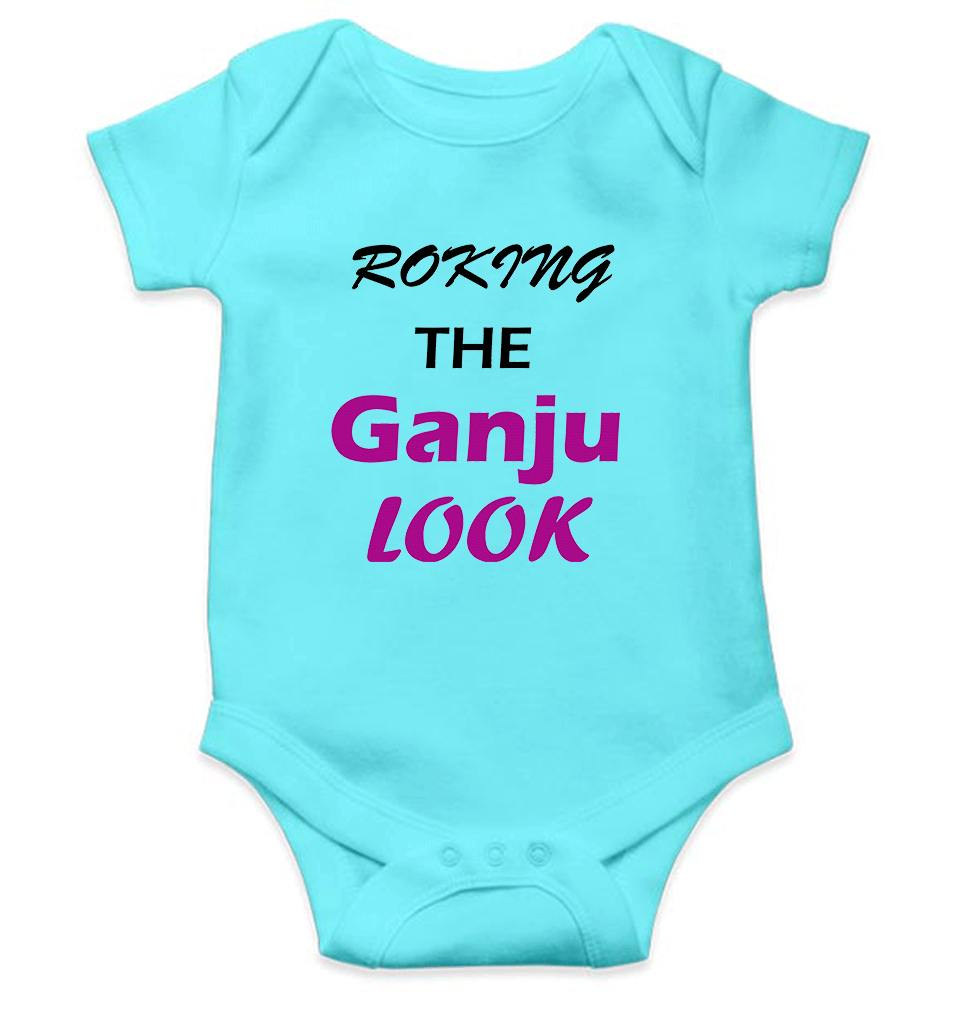 ROKING THE GANJU LOOK Rompers for Baby Girl- FunkyTeesClub