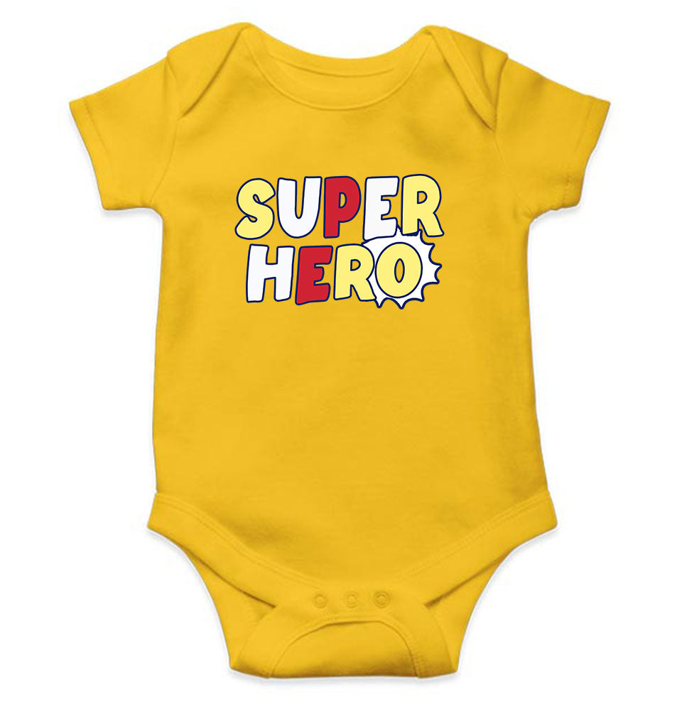 Super Heros Rompers for Baby Girl- FunkyTeesClub
