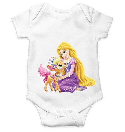 Cute Princess Cartoon Rompers for Baby Girl- FunkyTeesClub