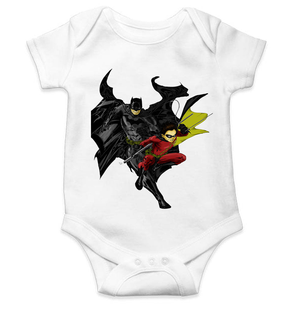 Superhero Cartoon Rompers for Baby Girl- FunkyTeesClub