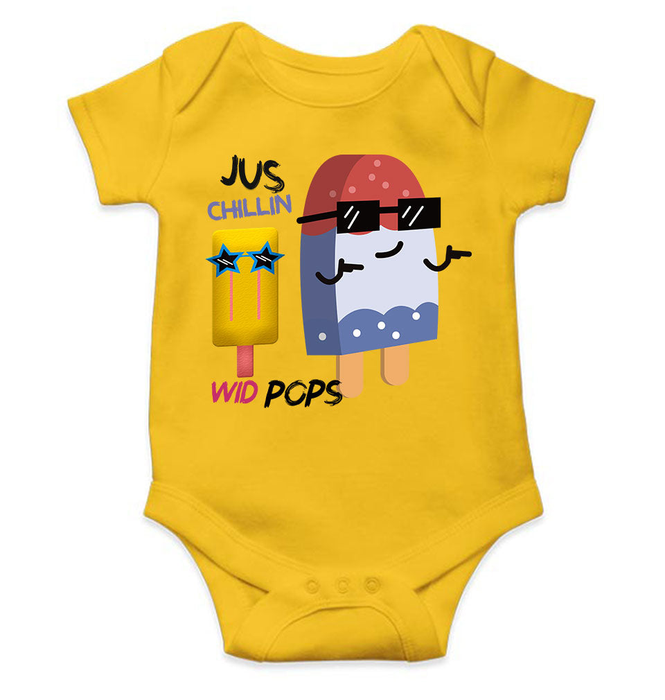 Popsicle Cartoon Rompers for Baby Girl- FunkyTeesClub
