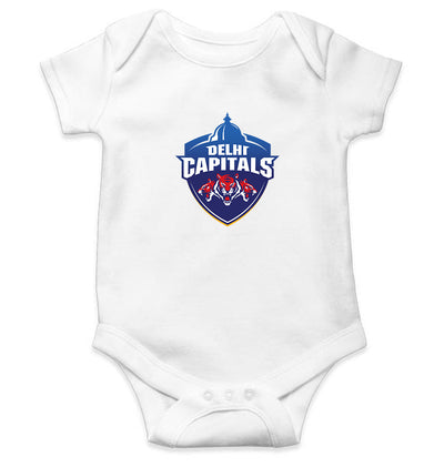 IPL DC  Delhi Capitals Rompers for Baby Girl- FunkyTeesClub