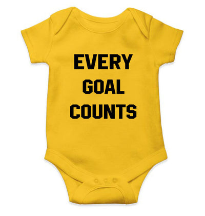 Every Goals Counts Rompers for Baby Boy- FunkyTeesClub