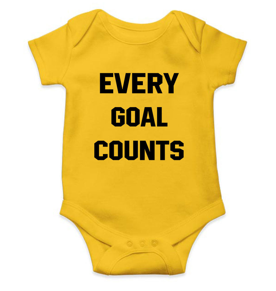 Every Goals Counts Rompers for Baby Boy- FunkyTeesClub