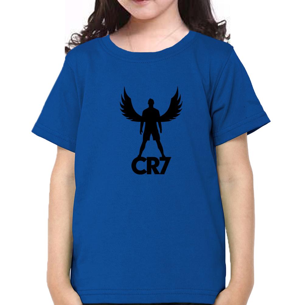 Cristiano Ronaldo CR7 Half Sleeves T-Shirt For Girls -FunkyTeesClub