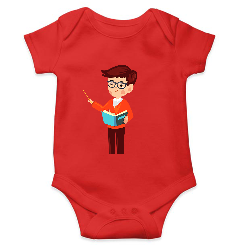 Future Teacher Rompers for Baby Boy- FunkyTeesClub