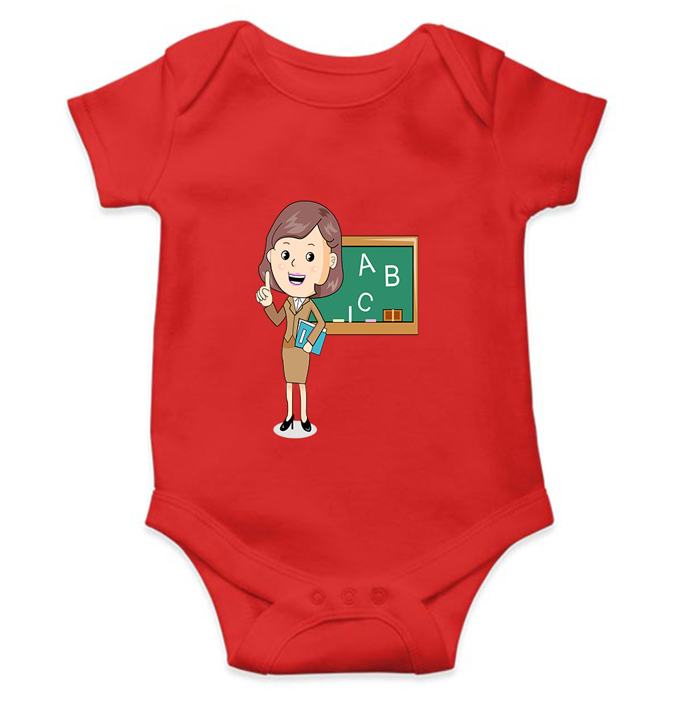 Future Teacher Rompers for Baby Boy- FunkyTeesClub