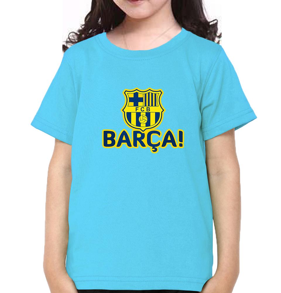 FCB Half Sleeves T-Shirt For Girls -FunkyTeesClub