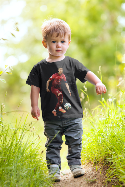 Ronaldo Half Sleeves T-Shirt for Boy-FunkyTeesClub
