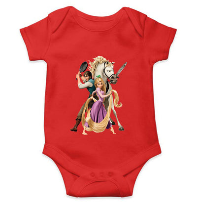 Princess Cartoon Rompers for Baby Girl- FunkyTeesClub