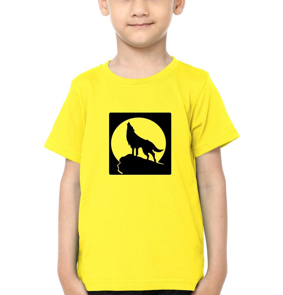 WOLF Half Sleeves T-Shirt for Boy-FunkyTeesClub
