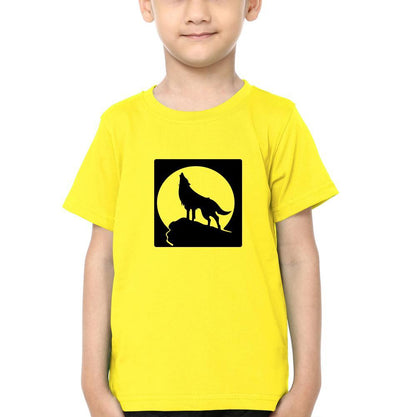 WOLF Half Sleeves T-Shirt for Boy-FunkyTeesClub