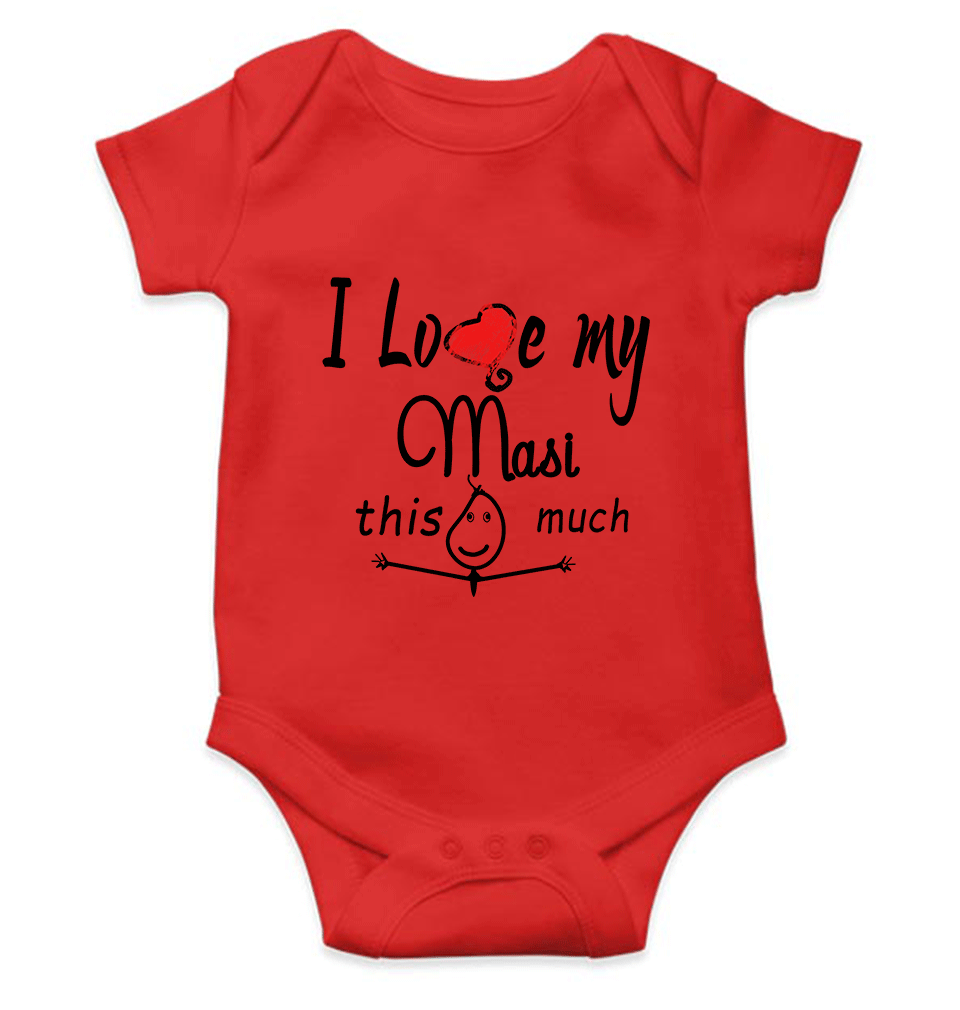I Love My Masi  Rompers for Baby Boy- FunkyTeesClub