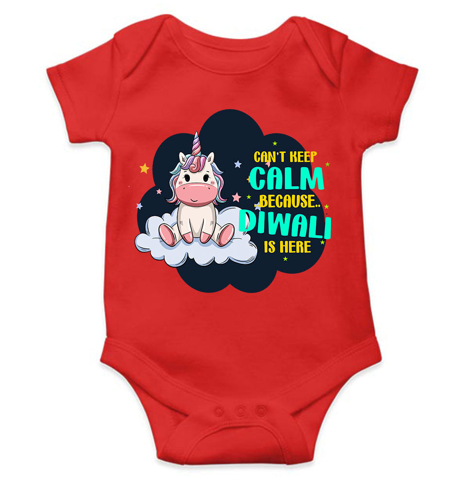 Can Not Keep Calm Because Diwali Is Here Rompers for Baby Girl- FunkyTeesClub