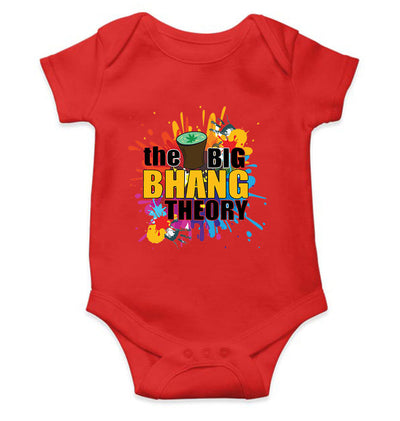 The Big Bhang Theory Holi Rompers for Baby Boy - FunkyTeesClub