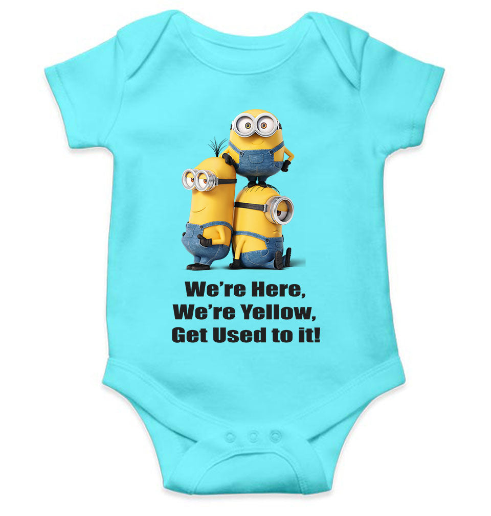 Cartoon Quotes Rompers for Baby Girl- FunkyTeesClub