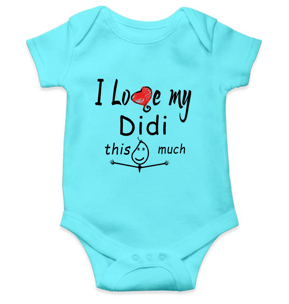 I Love My Didi Rompers for Baby Girl- FunkyTeesClub