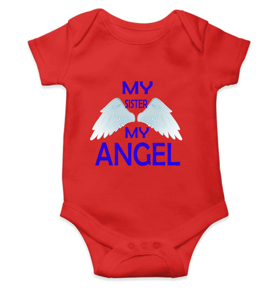 My Sister My Angel Rompers for Baby Girl- FunkyTeesClub