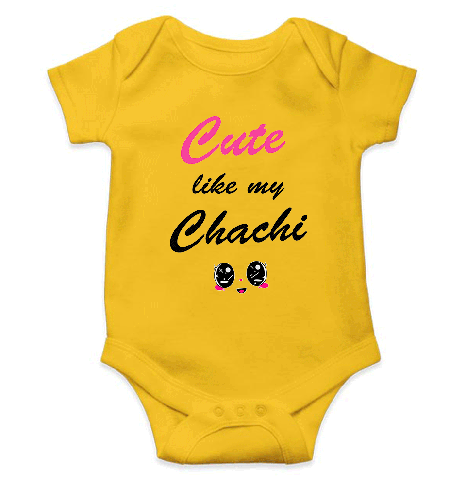 Cute Like My Chachi Rompers for Baby Boy - FunkyTeesClub