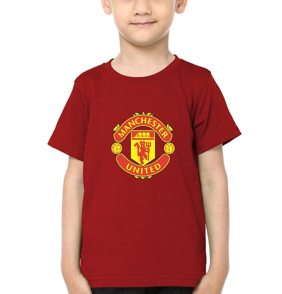 Manchester United Half Sleeves T-Shirt for Boy-FunkyTeesClub