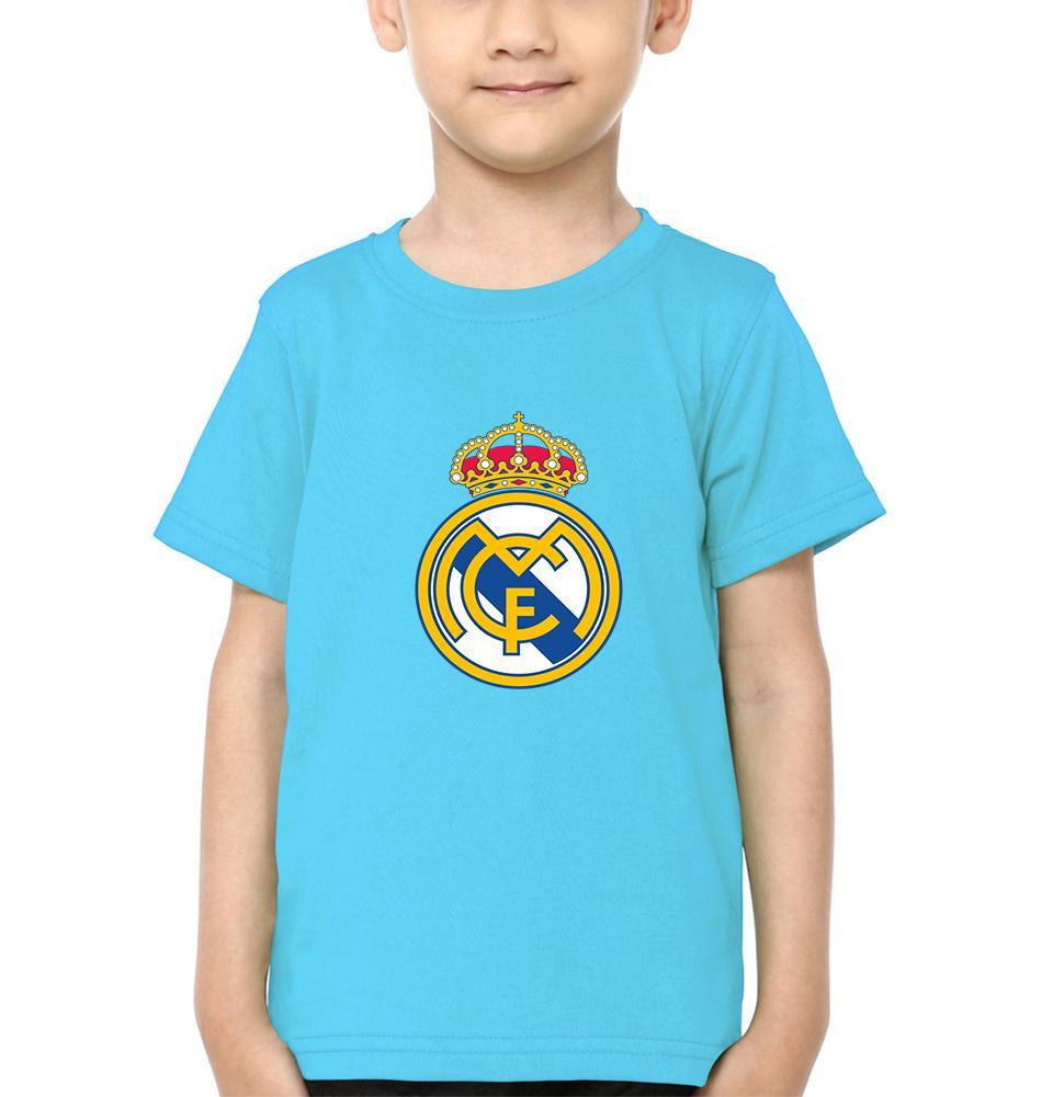 Real Madrid Half Sleeves T-Shirt for Boy-FunkyTeesClub