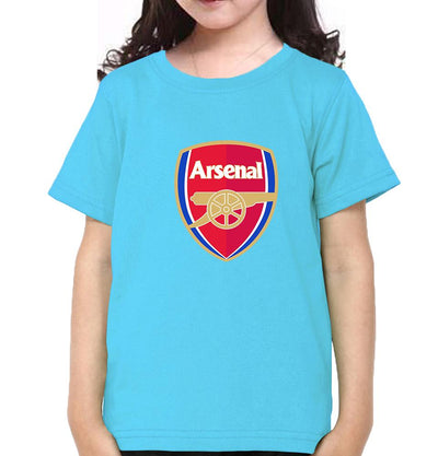 Arsenal Half Sleeves T-Shirt For Girls -FunkyTeesClub