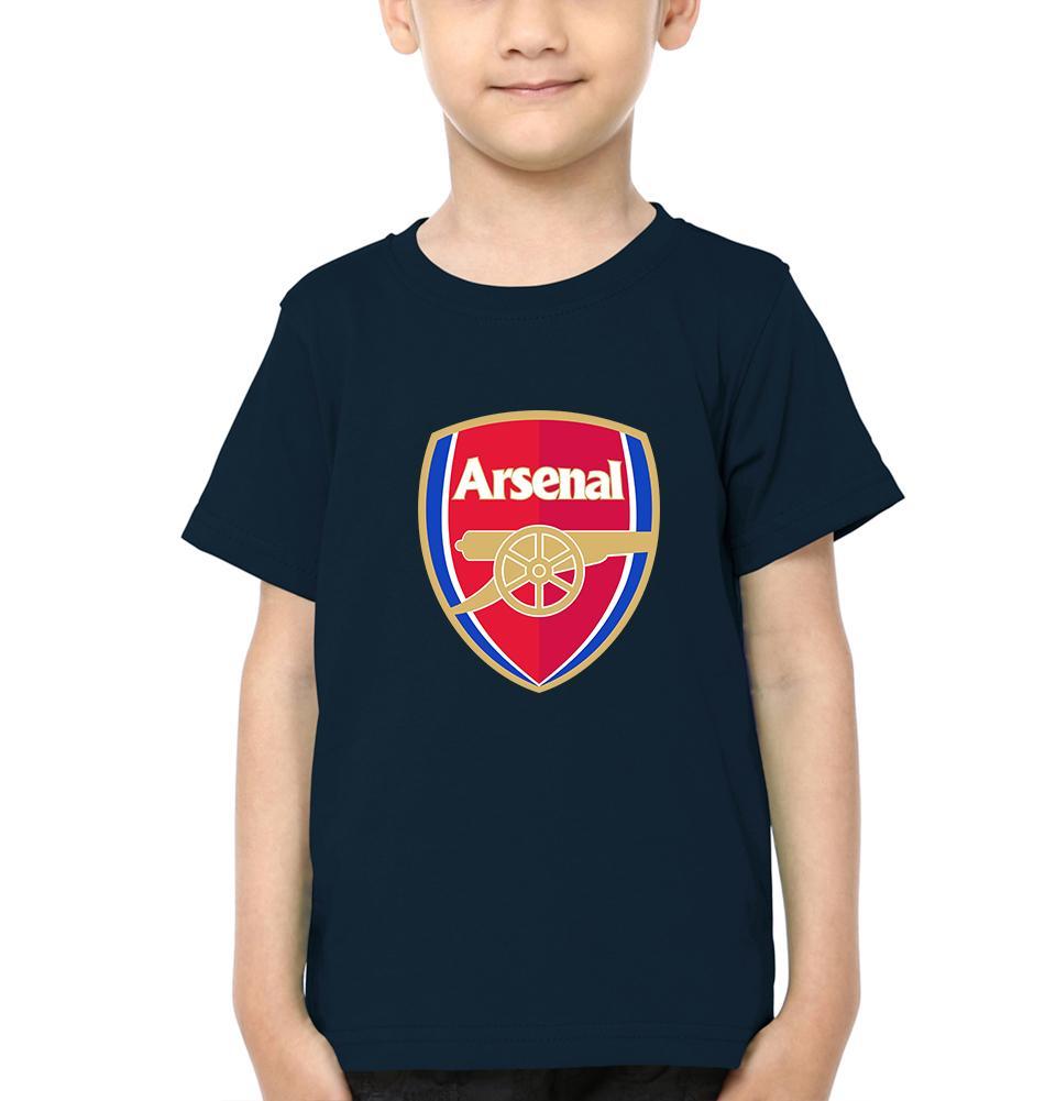Arsenal Half Sleeves T-Shirt for Boy-FunkyTeesClub