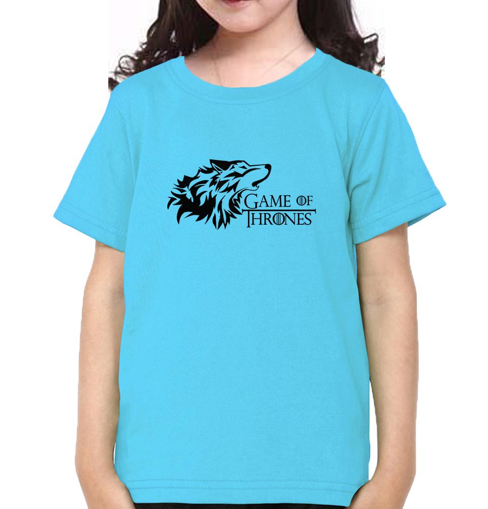 GOT Game Of Thrones Winter Coming Half Sleeves T-Shirt For Girls -FunkyTeesClub