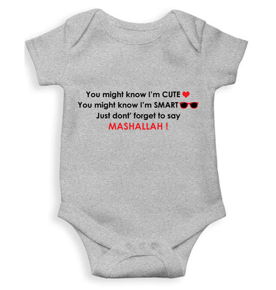 Mashallah Rompers for Baby Boy- FunkyTeesClub