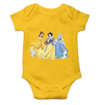 Princess Cartoon Rompers for Baby Girl- FunkyTeesClub