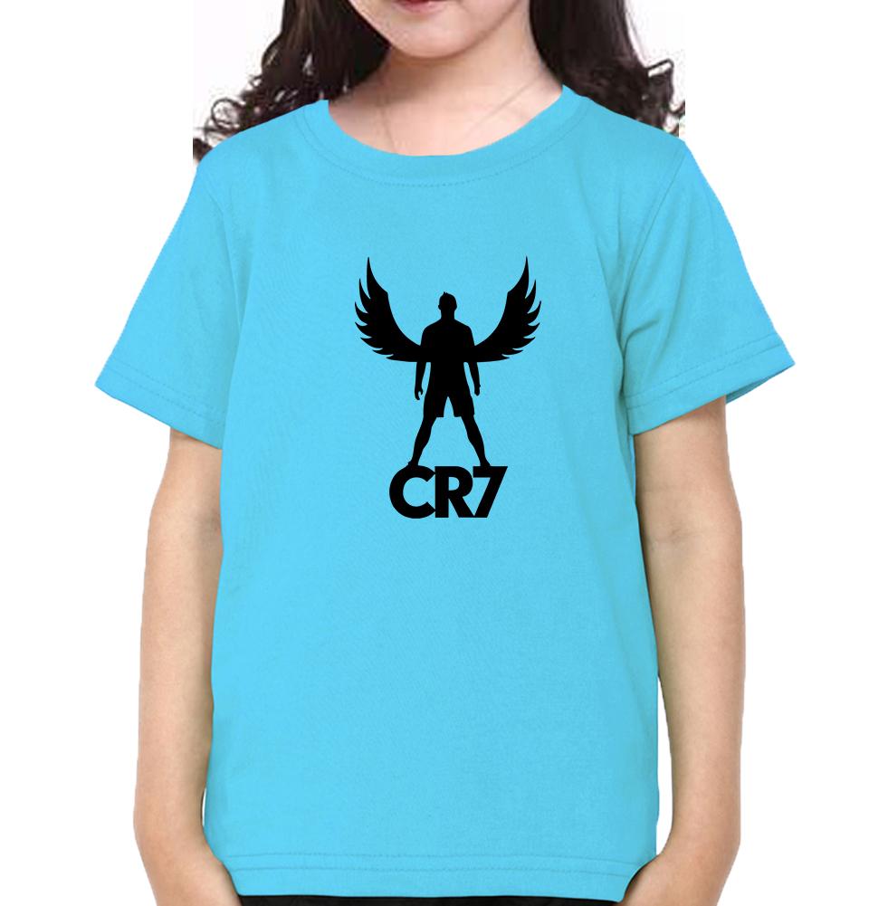 Cristiano Ronaldo CR7 Half Sleeves T-Shirt For Girls -FunkyTeesClub