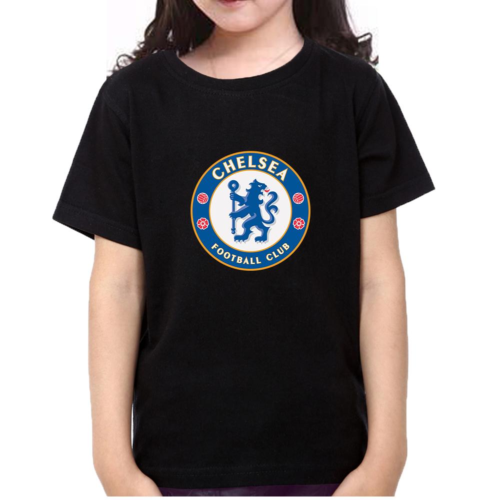 Chelsea United Half Sleeves T-Shirt For Girls -FunkyTeesClub