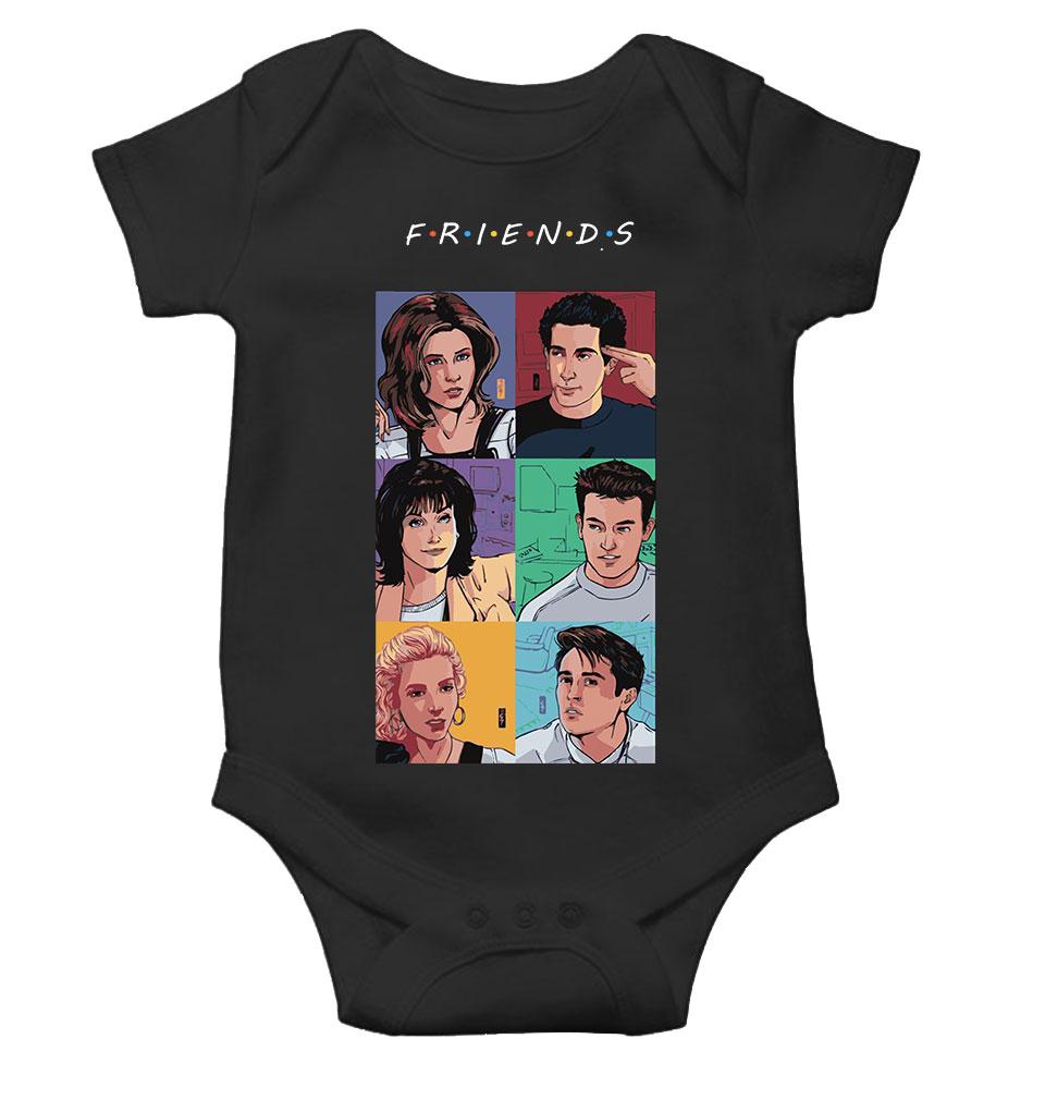 Friends Web Series Rompers for Baby Girl- FunkyTeesClub