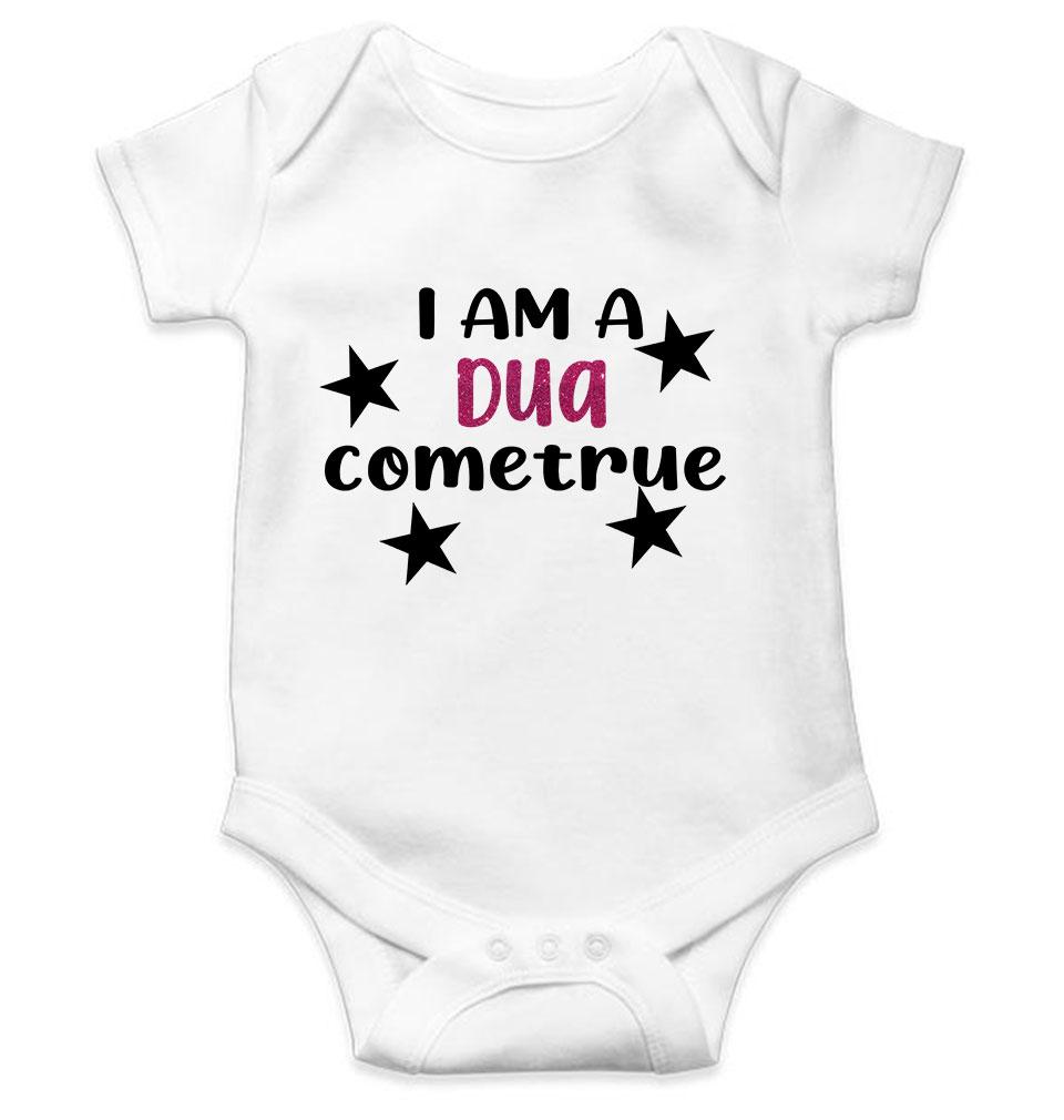 Dua Come True Eid Rompers for Baby Girl- FunkyTeesClub