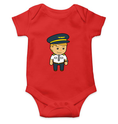 Future Pilot Rompers for Baby Girl- FunkyTeesClub