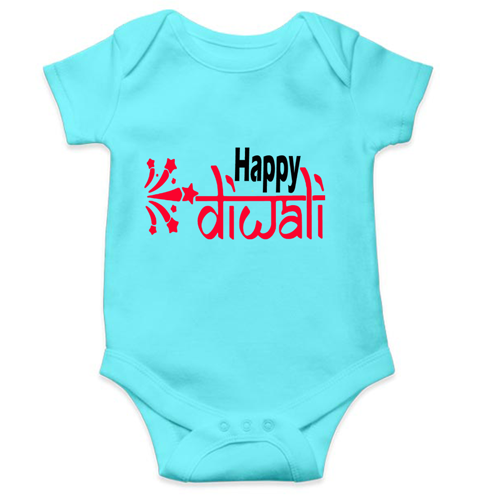 Happy Diwali Rompers for Baby Girl- FunkyTeesClub