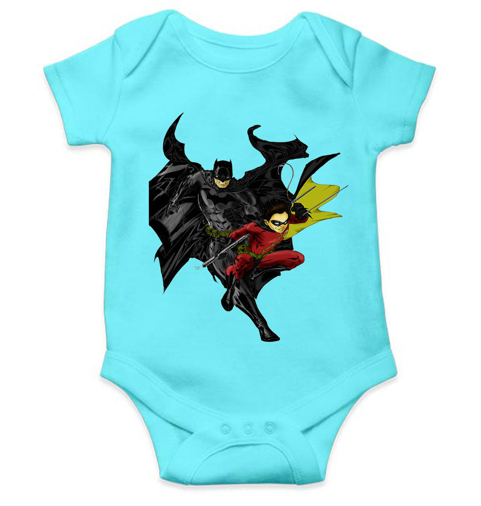 Superhero Cartoon Rompers for Baby Girl- FunkyTeesClub
