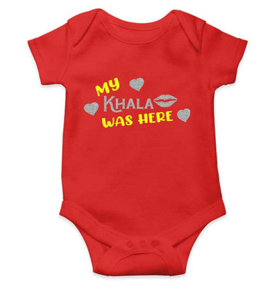 Khala Was Here Eid Rompers for Baby Girl- FunkyTeesClub