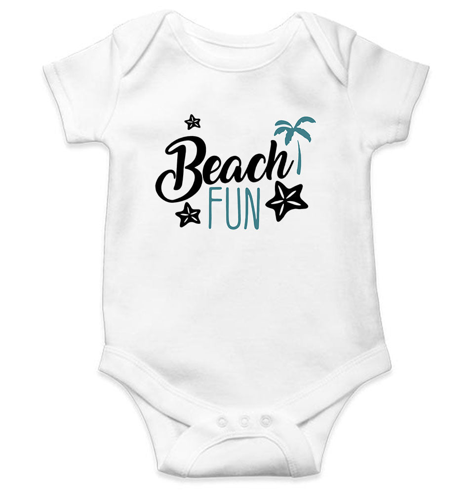 Beach Fun Rompers for Baby Girl- FunkyTeesClub