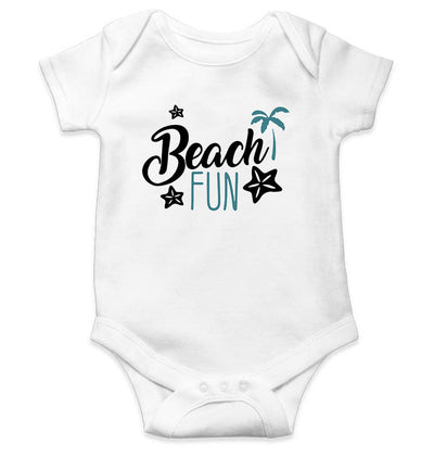 Beach Fun Rompers for Baby Girl- FunkyTeesClub