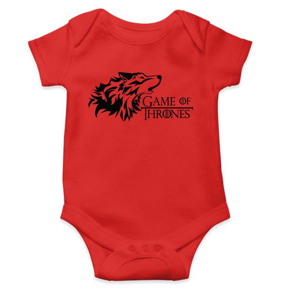 GOT Game Of Thrones Winter Coming Rompers for Baby Girl- FunkyTeesClub