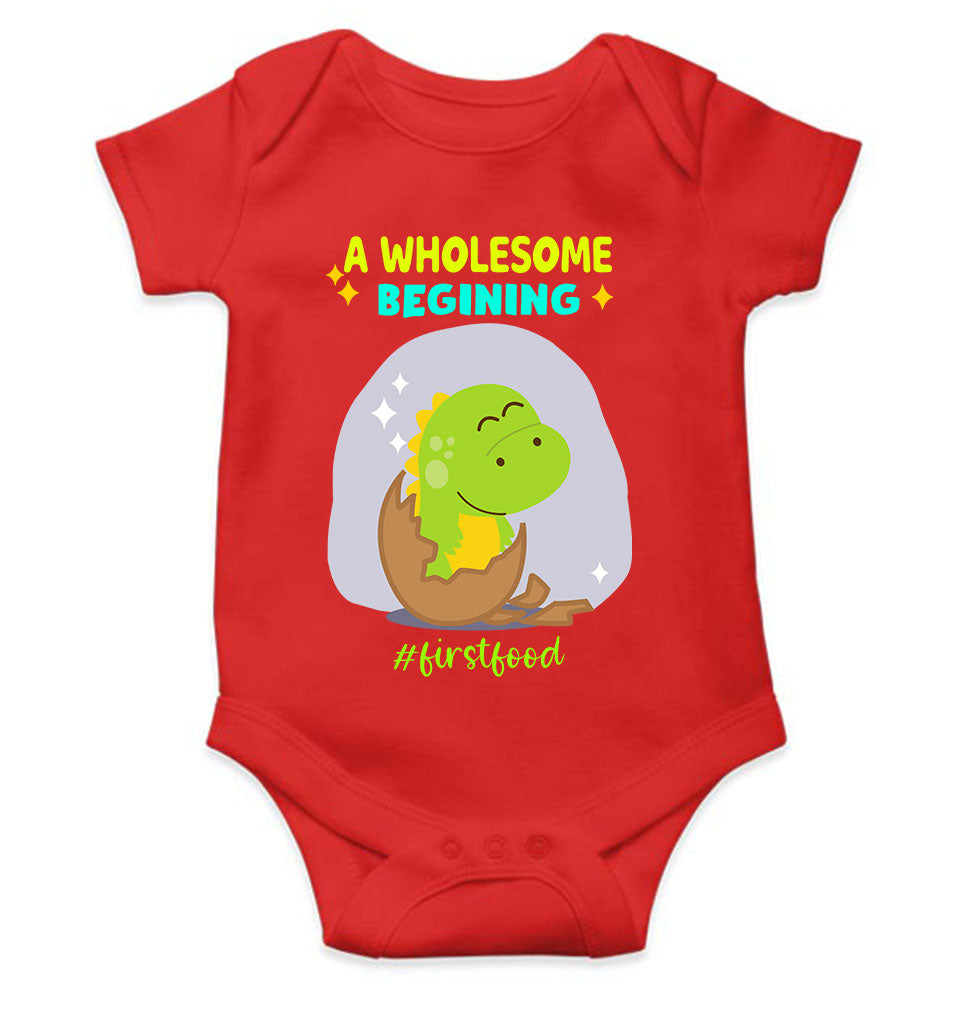 First Food Rompers for Baby Girl- FunkyTeesClub