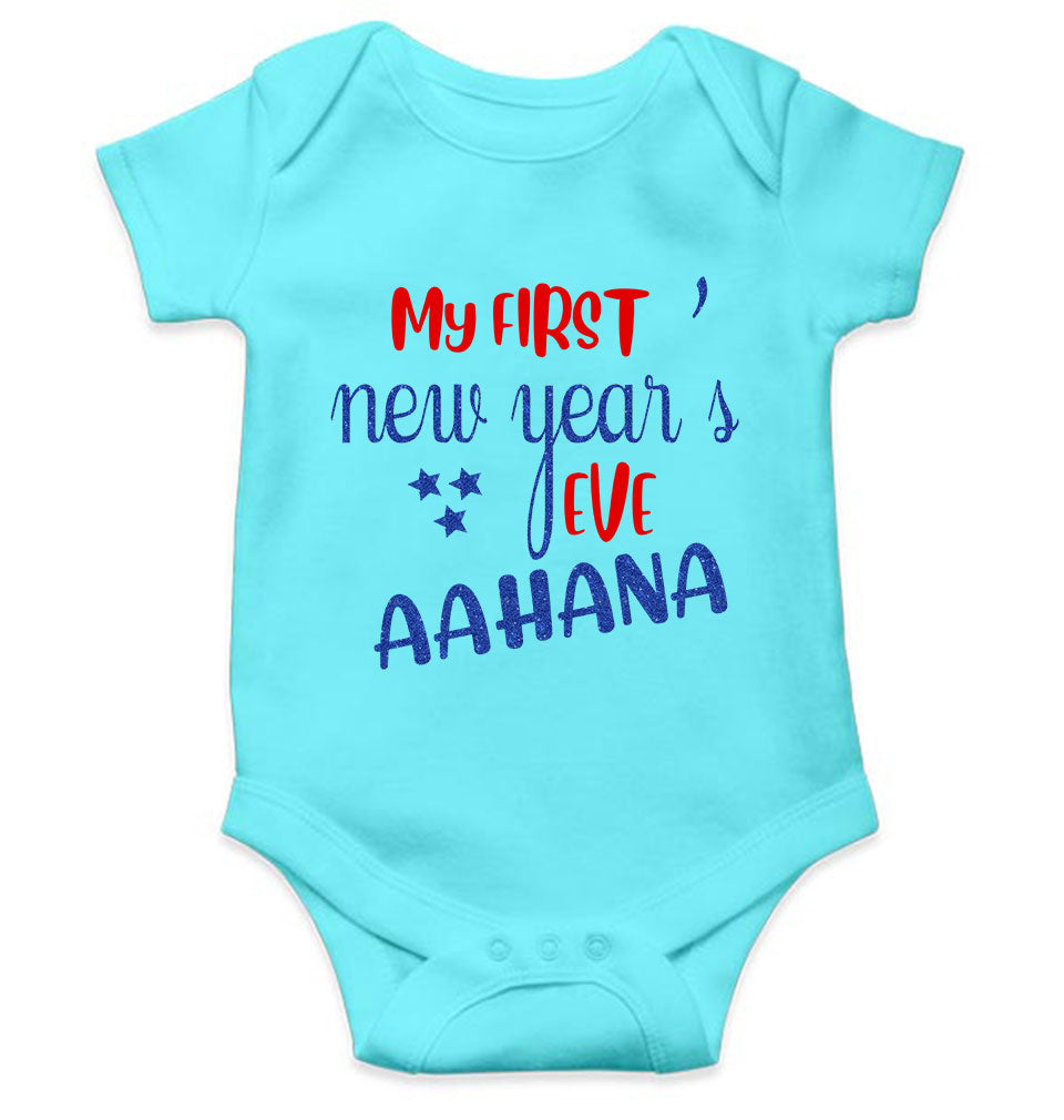 Customized Name My First New Year Rompers for Baby Girl- FunkyTeesClub