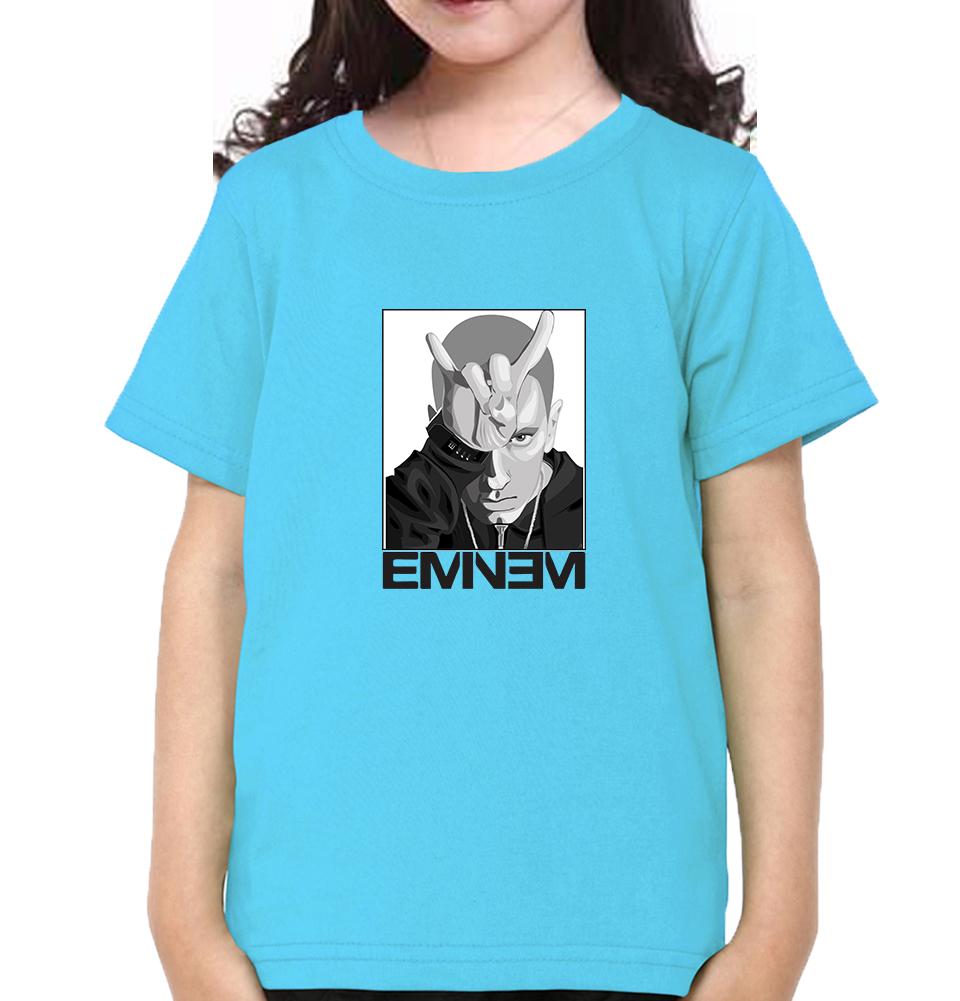 Eminem Half Sleeves T-Shirt For Girls -FunkyTeesClub