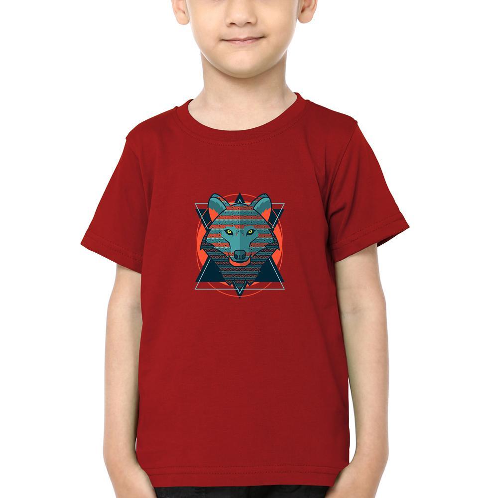 WOLF Half Sleeves T-Shirt for Boy-FunkyTeesClub