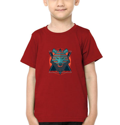 WOLF Half Sleeves T-Shirt for Boy-FunkyTeesClub