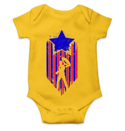 Captain America Web Series Rompers for Baby Girl- FunkyTeesClub