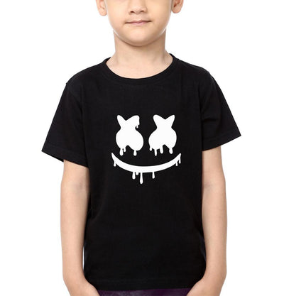 Marshmello Logo Half Sleeves T-Shirt for Boy-FunkyTeesClub