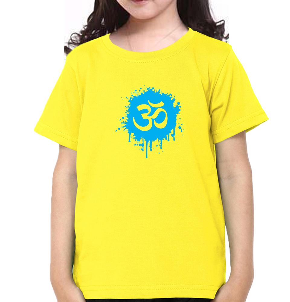 Hindi Om Half Sleeves T-Shirt For Girls -FunkyTeesClub